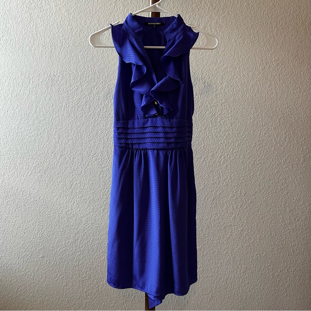 Gianni Bini, Tuxedo dress in purple